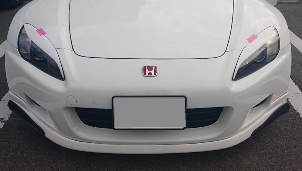 S2000純正ヘッドライトにGarage翡翠 アイライン